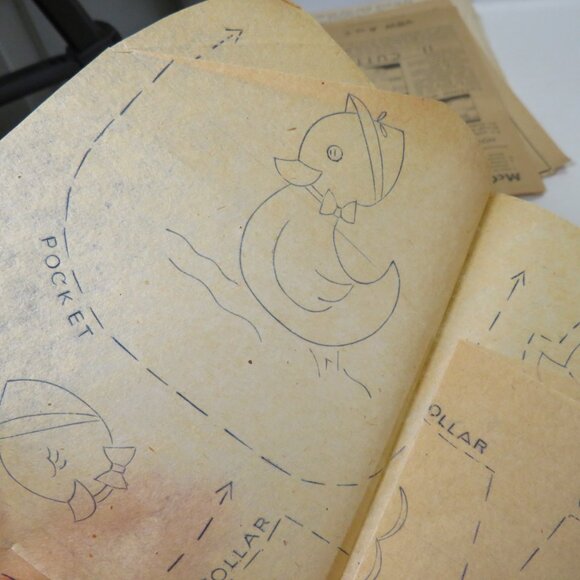 McCalls 1237 clothing pattern Toddler 6mts bodysuit "Creeper" - Picture 6 of 7